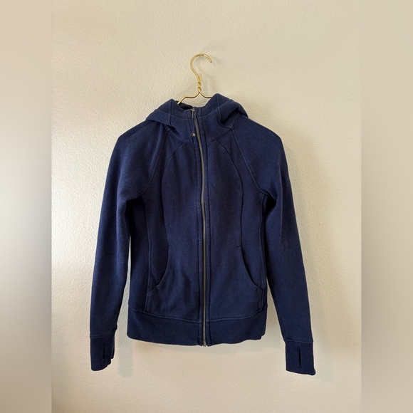 lululemon athletica Navy Blue zip up Sweater - Picture 1 of 5